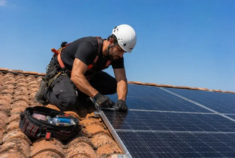 Maintenance et monitoring de panneaux solaires à Brignais