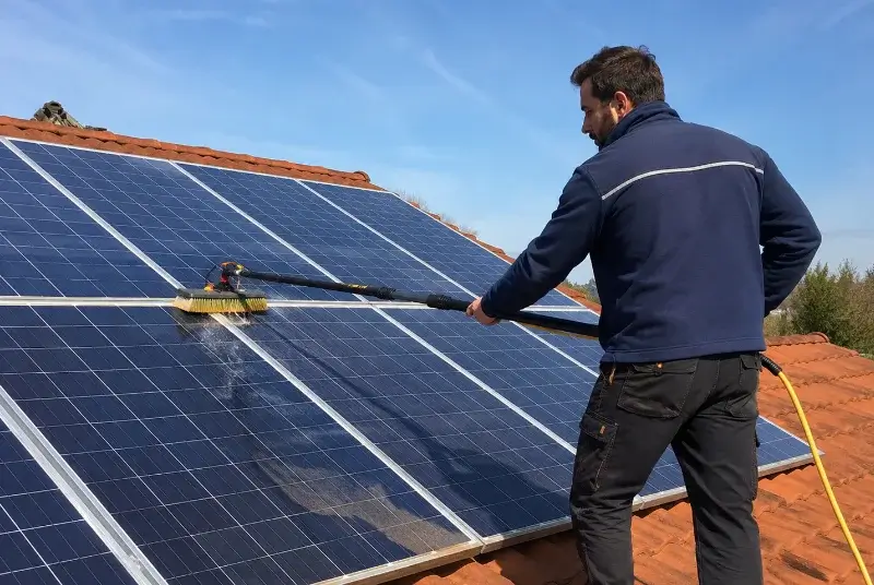 Nettoyage et entretien de panneaux solaires à Brignais